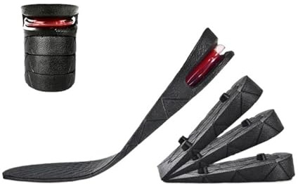Höjd öka innersula osynlig höjningsmall luftkudde skoinlägg variabel höjd innersulor justerbart snitt (9 cm)