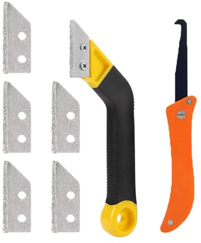 Grout Removal Tool, Grouting Extra Replacement Accessories Scraping Rake Floor Cleaning Repair For Tile Remover Angled Tools Gap Hook Angled Hand Saw And Screwdriver Clean Remover For Tile Cleaning