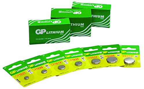 GP Batteries Lithium Cell CR1616 Lithium Battery 3 V (Lithium Button/Coin, CR1616 Stainless Steel, 10 to 60 °C)