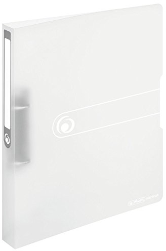 Herlitz 11205770 Ringbuch, A4 (2 Ringe, 25mm, PP-Folie) Farblos