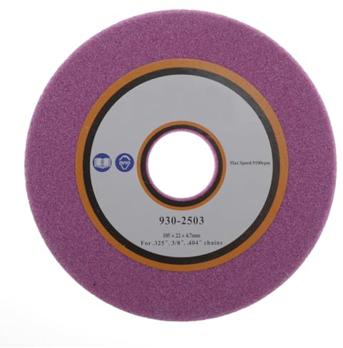 Meule 100x22x4,7mm pour affuteuse de chaîne Pas .325, 3/8 et 404