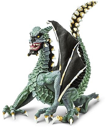 Safari Ltd Drago Sinistro 10.3cm | Figura di Drago Dipinta a Mano | Giocattoli per Bambini | Non tossico e privo di BPA | Adatto per bambini dai 3 anni
