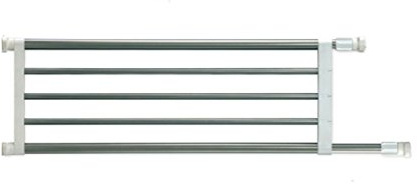BAOYOUNI Verstellbare Regale für Schrank 117-188 cm Länge 25cm Weit | Erweiterbares Einlegeböden Schrankregal Ohne Bohren Teleskop Regaltrenner für Kleiderschrank, Schrank, Küche, Badezimmer