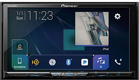 Pioneer AVH-W4400NEX - Receptor multimedia en el tablero con pantalla táctil transparente resistente WVGA de 7 pulgadas