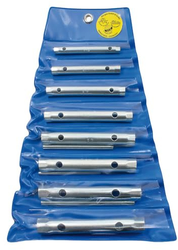 Dönges Jeu de clés à pipe SW 6-22 mm, 8 pièces, barres rotatives 4 pièces.