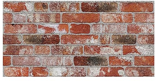 IZODEKOR Rivestimento 3D Effetto Pietra - Pannelli Polistirolo per Cucina, Bagno, Balcone, Soggiorno, Terrazza | Old Temple (1 x Pannello)