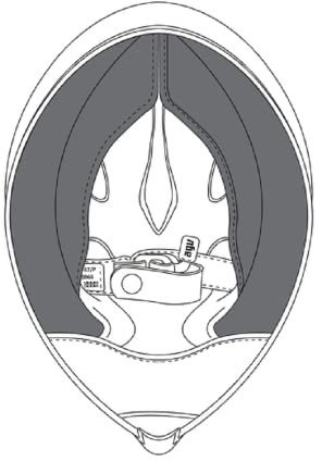 AGV CHEEK PADS CORSA R (XXL) BLACK