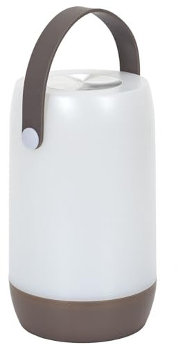 HOME DECO FACTORY Lampe Tactile Nomade Taupe Deco Luminaire Decoration Lumineuse LA10407 Blanc/Noir