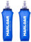 MARLOAR Flasque Running 250ml Bleu – Pack de 2 Gourdes Souples et Pliables – Idéal pour Course à Pied, Trail et Randonnée – sans BPA