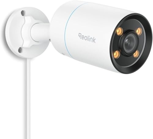 Reolink CX810 ColorX PoE-kamera, 4K UHD, Nattseende med äkta färger, F1.0 Superbländare, 1/1.8'' bildsensor, HDR-teknik, person- / djurdetektering, Spotlight & Sirenalarm, 2-vägs ljud