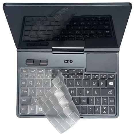 Walieoka Tastaturschutz für GPD Pocket 4 8,9 Zoll, ultradünnes Silikon, wasserdicht, staubdicht, Tastaturschutz