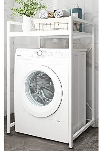 3-Tier Dryer Stand & Washing Machine Rack - Adjustable Laundry Storage Shelf for Bathroom & Utility Room - Space-Saving Washer & Shelf Unit