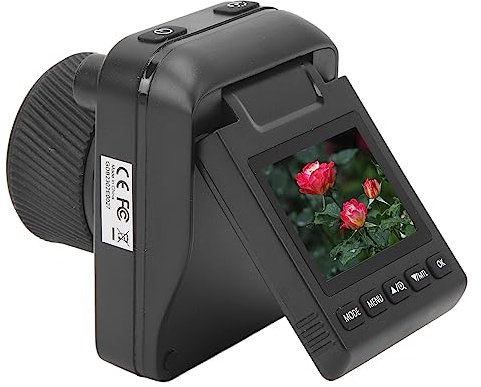 Cocoarm 32-MP-HD-Zeitrafferkamera, 4K IP66 wasserdichte Zeitrafferkamera für den Außenbereich, 2-Zoll-Display, Zeitraffer-Videokamera mit LCD-Bildschirm für BAU, Pflanze, Wetter
