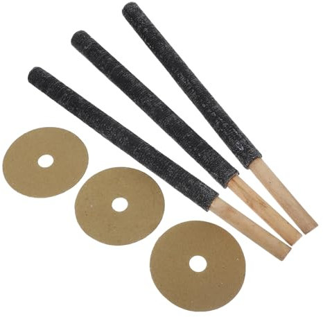 GANAZONO 3piezas Antorchas Para Exteriores De Madera Con Antorchas De Jardín Para Decoración Para Eventos Al Aire Camping y Fiestas