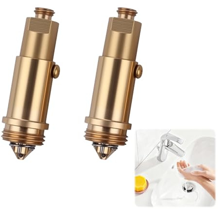 2 Piezas Válvula para Lavabo Clic Clac, para Bañeras y Desagüe