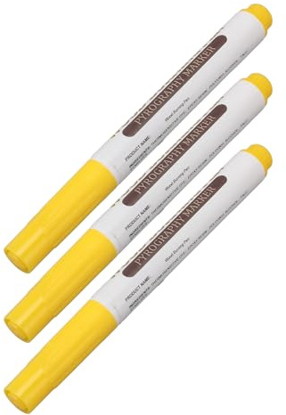Sonew 6PCS Scorch Pen Marker - Multifunctional Portable Art Wood Burn Paste Marker for Handcraft, Ideal for Beginners and Experienced Artists