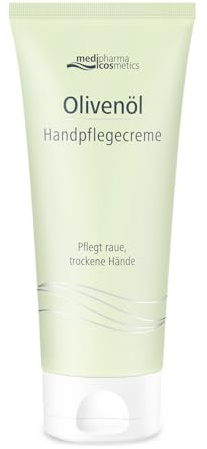Medipharma PZN-1373358 OLIVENOEL HANDPFLEGECREME, 100 ml | pflegt trockene & raue Hände, mit kaltgepresstem Olivenöl & Jojoba-Öl