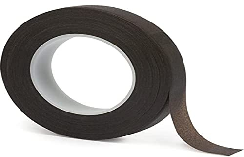 Rayher Hobby Rayher 5105005 Flora-kräppband, mörkbrun, rulle 27,5 m, bredd 13 mm, blomtejp, blomband, praktiskt för blom- och hantverksarbeten