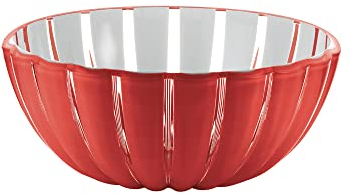 Guzzini Contenitore L Grace, Rosso Chiaro, Ø25.3 x h10.4 cm