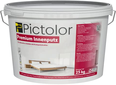 Pictolor Premium-Innenputz 25kg Körnung: 1mm