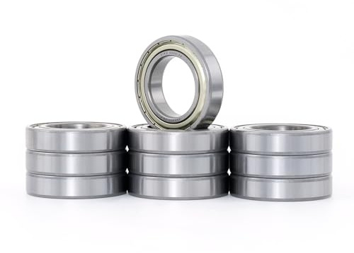 XiKe 10x Kugellager 608ZZ | 8x22x7mm, 100Cr6 Stahl & Metall-Dichtung Beidseitig, 608-2Z Miniatur-Rillenkugellager