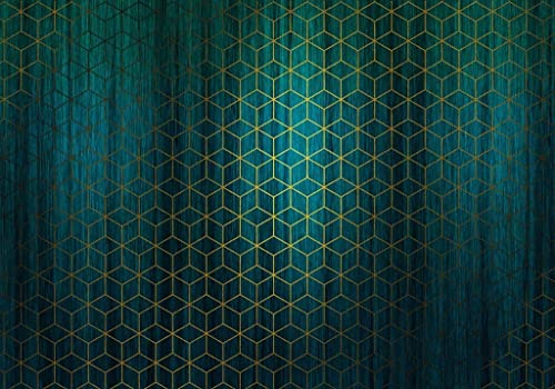 Komar Vlies Fototapete MYSTIQUE VERT | Tapete, XXL, Dekoration, Jugendstil, Schlafzimmer, Wohnzimmer, Büro, Flur | Größe 400 x 280 cm (Breite x Höhe) | HX8-047