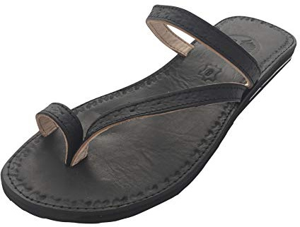 LaRocco Ledersandalen Zehentrenner Echtleder Sandalen 25.a.b.