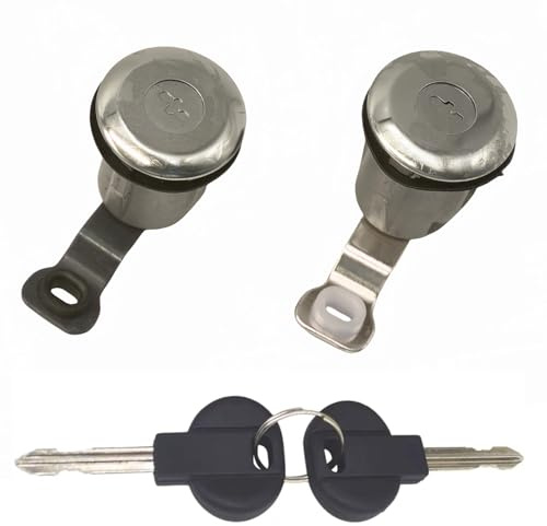 Twowinds Barillet Serrure, Cylindre Fermeture avec Joint et Clé Porte - G/D