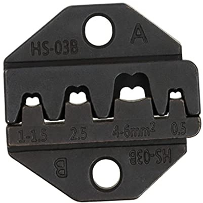 F Fityle El accesorio de herramienta de alicates de crimpadora reemplaza directamente los troqueles intercambiables de acero de alto carbono para equipos de, SA 03BC