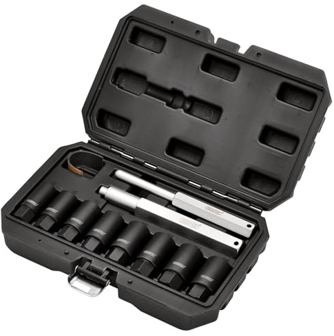 Draper 12402 Locking Wheel Nut Removal Set (10 Piece)