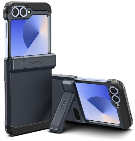 Spigen Tough Armor Pro Case kompatibel med Samsung Galaxy Z Flip 6 Skal Fodral -Metal Slate