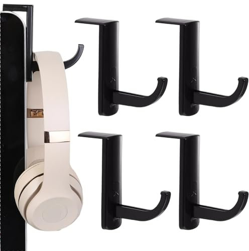 IATAHI Support pour Casque,Écouteurs Crochet,Headset Stand Holder,Ecouteur Hanger Crochet de Casque pour Écouteurs Gaming,Câbles