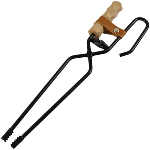 Pince À Bûches pour Feu De Camp, Pince De Cheminée Robuste, Outil De Ramassage De Bois De Chauffage pour Ramasser du Bois Lourd
