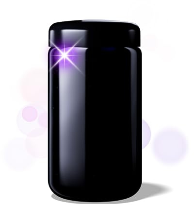 ANCEVIA edles Violettglas Vorratsglas 400 ml (70/400) luftdichte Vorratsdose mit Deckel | Miron Aufbewahrungsgläser, Glasbehälter mit Deckel für z.B. Nüsse, Zucker, Tee & Kräuter