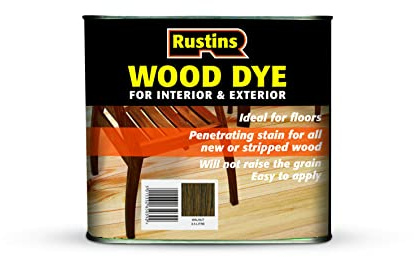 Rustin's (WDWA2500) - Tinte de madera - Para todos los tipos de madera - mancha - color nogal – 24m²/L - 2.5 Litres