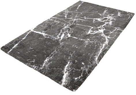 Kleine Wolke Como Badteppich, 100% Baumwolle, Platin, 120 x 70 cm, 120.00 x 70.00 cm, 4073977225