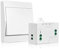 GreenSun Interruptor de luz Inalámbrico, Inalámbricos Interruptor de Seguridad del Transmisor de RF y Controlador, 433 MHz, 2000 W Interruptores de Pared Inalámbricos