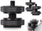 Lhbwhiz Paquete de 2 Adaptadores de Zapata para cámara, Rosca de 1/4 de Pulgada, Adaptador de Zapata de Metal, para Rosca de trípode, Luces de Flash, micrófonos en Zapata (Negro)