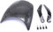 Ya Song Pare-Brise de Moto rétro en Fiber de Carbone véritable, déflecteur de Vent modifié, adapté aux phares Ronds 5-7''