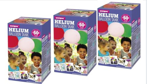 Disposable Helium Gas Canister - Fills 50 x 9 Inch Latex Balloons - Helium Balloon Gas for balloons (1)