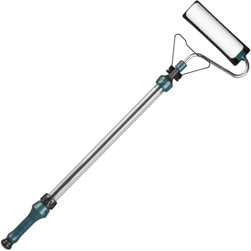 Hardys 9 Refillable Paint Roller - Non-drip Long Paint Roller, Self Priming, Tank-fed with Removable Guard - Ceilings, Walls, Floors DIY & Professional Painting Tools - 110cm