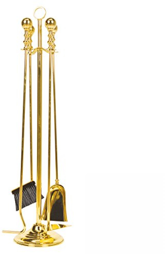 Schindler + Hofmann Lienbacher Kachelofenbesteck aus Messing 4-TLG.