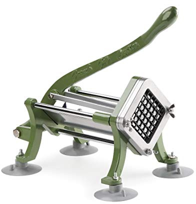 New Star Food Service 42313 Commercial Restaurant French Fry Cutter with Suction Feet, 1/2-Inch