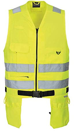 Portwest Xenon Werkzeugweste, Größe: XXL, Farbe: Gelb, KS63YERXXL