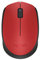 Logitech M171 Kabellose Maus, 2.4 GHz Verbindung via USB-Empfänger, Optischer Sensor, 12-Monate Akkulaufzeit, Für Links- und Rechtshänder, 3 Tasten, PC/Mac - Rot