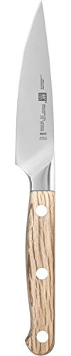 Zwilling Pro Wood Spick- & Garniermesser, 10 cm, R ostfreier Spezialstahl, Steineichengriff, Natur