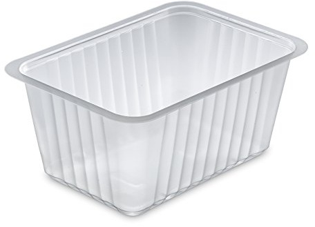 GUILLIN - ALPHACEL CL1500TPE SACHET DE 110 Barquette Scellable 1500cc, Polypropylène, Transparent, 19,2 x 13,7 x 8,6 cm