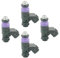 Inyector de combustible de gasolina 4 piezas 8200505191 822491439 A2C59506223 para 1,6 16 V K4M MEGANE III CC FLUENCE