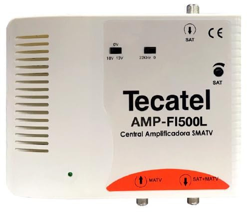 Central Amplificadora FI 35dB LTE 5G Tecatel