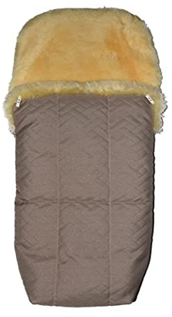 Moro-Design Lammfell Kinderwagen Fellsack Babywagen Felleinlage Fußsack Relugan Baby Fell